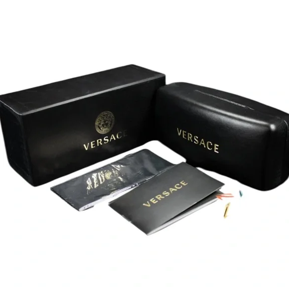 NWT Versace Elegant Smoke & White  Sunglasses for Women MSRP $228 - Picture 5 of 6